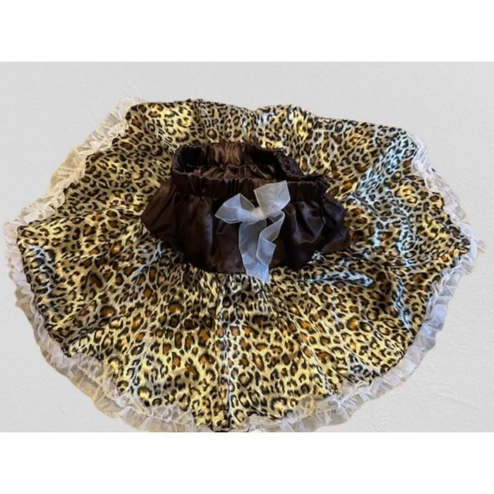 Brown Cheetah 2 pc Petti Outfit  BRCH3T  3T  (I) NWT Boutique